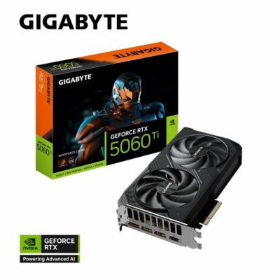 GIGABYTE GeForce RTX 5060 Ti WINDFORCE/OC/8GB/GDDR7