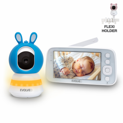 EVOLVEO Baby Monitor N5, Set videochůvičky s 360° dohlede...