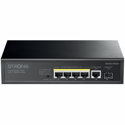 STRONG switch SW8010POE+/ 8x port Gigabit POE+/ 2x Ggabit...