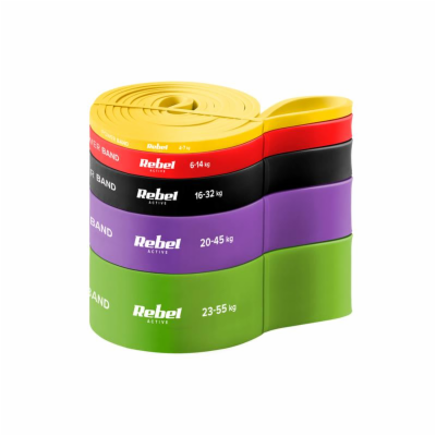 Guma posilovací REBEL Power Band PTs-1 4-55kg 5ks