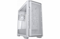 COUGAR PC skříň UNIFACE White Mid Tower Mesh Front Panel 2 x ARGB Fans TG Left Panel