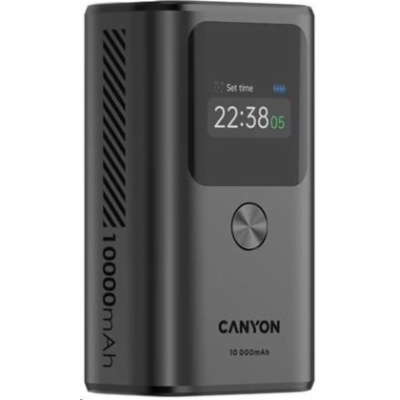 CANYON Power Bank PB-130, 10000mAh PD30W, TFT display, da...
