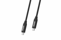 PORT CONNECT kabel USB-C na USB-C, 100 W, 2 m, černý