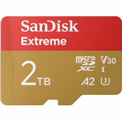 SanDisk microSDXC 2TB Extreme SDSQXAV-2T00-GN6MA + Rescue...