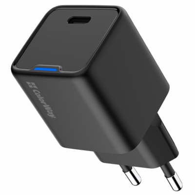 COLORWAY 1x USB-C/ síťová nabíječka/ GaN/ PD/ PPS/ 25W/ Č...