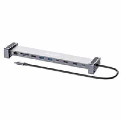 MANHATTAN Dokovací stanice USB-C 10v1, 2xHDMI, USB-C 3.0,...