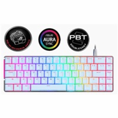 ASUS klávesnice ROG FALCHION ACE Moonlight White, mechani...