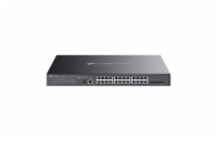 TP-LINK Omada 24-Port Gigabit Stackable Lite L3 Managed PoE++ Switch with 4 10G Slots