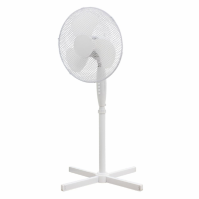 Stojanový ventilátor 40cm, 3 rychlosti, bílý, 50W VS4050