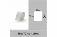 Niimbot štítky T 60x70mm 110ks Bílé pro B3S