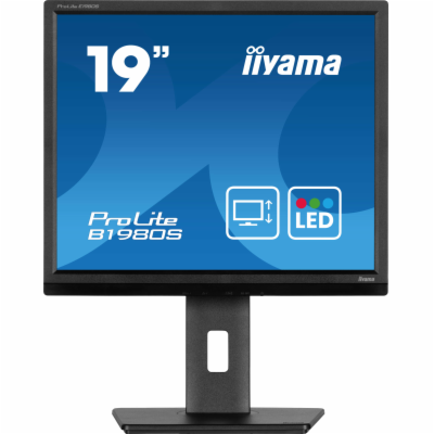 iiyama ProLite/B1980S-B1/19"/TN/1280x1024/75Hz/3ms/Black/3R