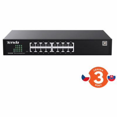 Tenda TEG2216D Websmart L2 cloud managed switch, 16x 10/1...