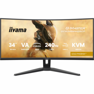 iiyama G-Master/GCB3486WQSCP-B1/34"/VA/wQHD/240Hz/0,4ms/B...