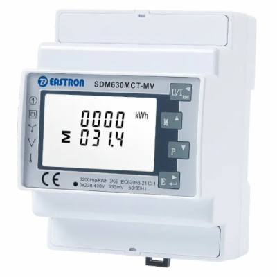 Eastron SDM630MCT-MV (NON-MID), 0,333mV vstup Modbus, RS4...