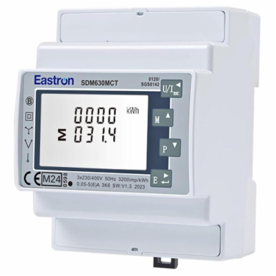 Eastron SDM630MCT-MBUS MID, 1/5A vstup Mbus, třífázový, p...