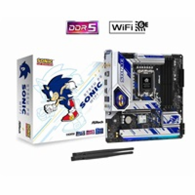 BAZAR - ASRock MB Sc LGA1700 B760M PG SONIC WIFI, Intel B...