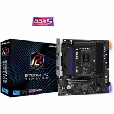 BAZAR - ASRock MB Sc LGA1700 B760M PG RIPTIDE, Intel B760...