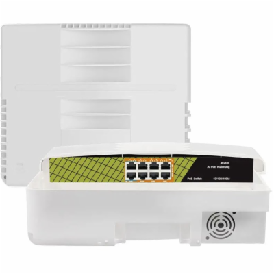 Conexpro GNT-P1008G6-F, Venkovní PoE switch, 8x LAN, 8x PoE
