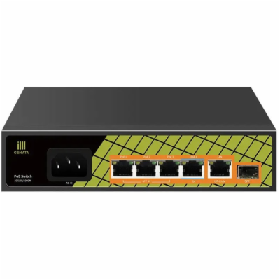 Conexpro GNT-P1006GA, PoE switch, 5x LAN, 4x PoE, 1x SFP