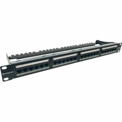 Conexpro 19" patch panel UTP, CAT5E, 24 portů, 1U