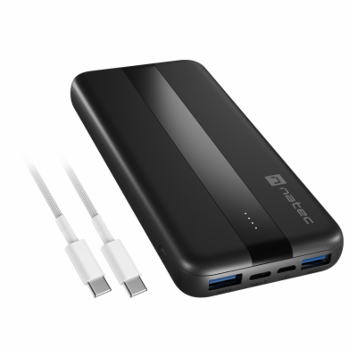 Power banka Natec TREVI SLIM Q V2 10000mAh, 2X USB-A 18W,...