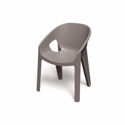 Židle zahradní PREMO 615x560x815mm - zemitě hnědá