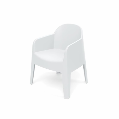Židle zahradní MILANE 680x600x805mm - bílá
