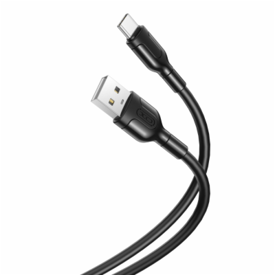 XO datový kabel USB-A/USB-C, 1 m - černá Odolný datový ka...