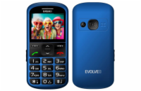 EVOLVEO EasyPhone XS, mobilní telefon pro seniory, modrý