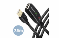 AXAGON ADR-207, USB 2.0 A-M -> A-F aktivní prodlužovací / repeater kabel, 7.5m