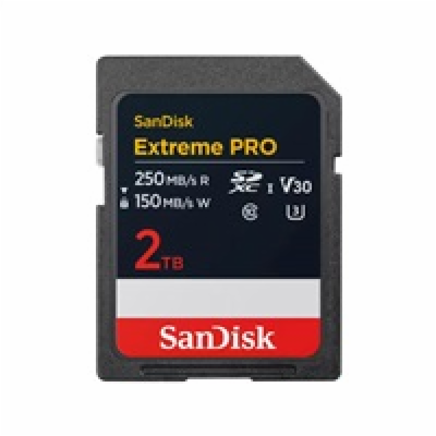 SanDisk SDXC karta 2TB Extreme PRO (250 MB/s Class 10, UH...