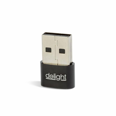 Adaptér USB-C na USB-A DELIGHT 55556BK