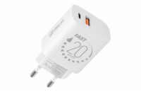 OBAL:ME Cestovní Nabíječka USB-A + USB-C 20W White