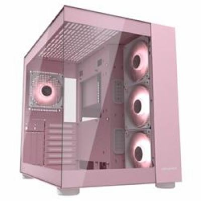 COUGAR PC skříň FV150 RGB Pink Mid tower Dual-Chamber ATX...