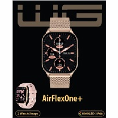 WG - Chytré hodinky WG AirFlexOne+, dámské, 2x řemínek, z...