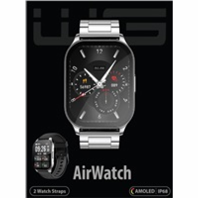 WG - Chytré hodinky WG AirFlexOne / smart watch / silver