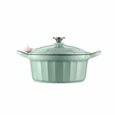BUYDEEM Enameled Cast Iron Dutch Oven CP551-CG 3,9L, mode...