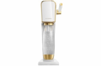 SodaStream Art výrobník sody, mechanický, 1l láhev, bombička s CO2, bílá / zlatá
