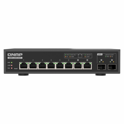 QNAP switch QSW-L3208-2C6T (6x 10GbE port, 2x 10G SFP+/NB...