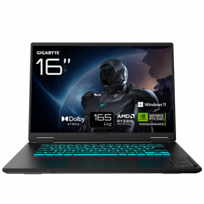 Gigabyte GAMING/A16 3VHK3CZ894SH/R7-260/16"/WUXGA/16GB/1T...