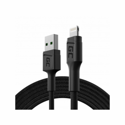 Green Cell Cable GC PowerStream USB-A - Lightning 200cm Q...