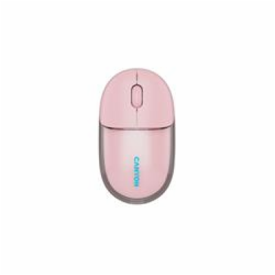 CANYON mouse OnClick 24 BT/ Wireless Transparent/Pink