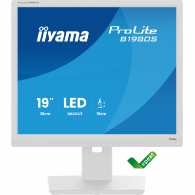 iiyama ProLite/B1980S-W1/19"/TN/1280x1024/75Hz/3ms/White/3R