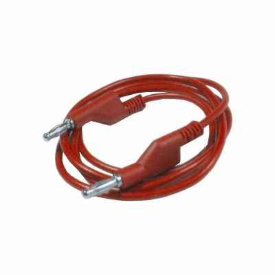 Kabel propojovací 1mm2/ 1m s banánky červený HADEX N530A
