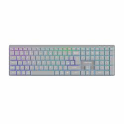 CANYON keyboard HKB-W11 EN/CS RGB Dual Mode Wireless Grey