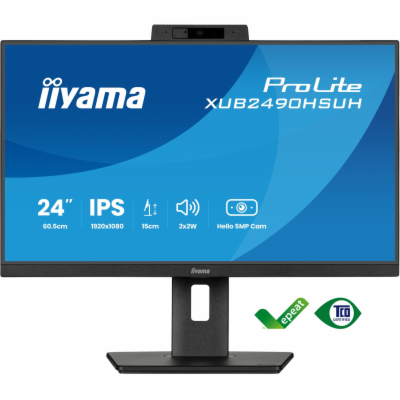 iiyama ProLite/XUB2490HSUH-B2/23,8"/IPS/FHD/100Hz/4ms/Bla...