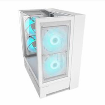 COUGAR PC skříň OMNYX White Mid Tower Mesh Front Panel 2 ...