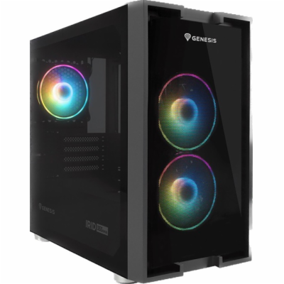 Genesis IRID 353/Micro Tower/Transpar./Černá