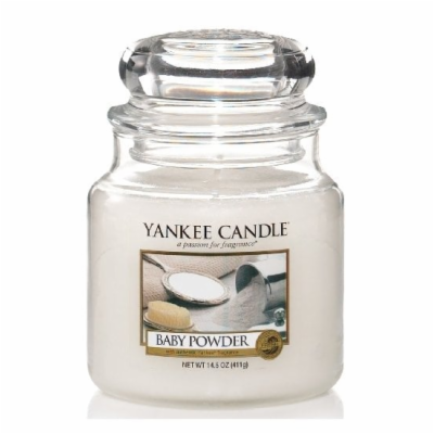 Yankee Candle Baby Powder vonná svíčka 411 g