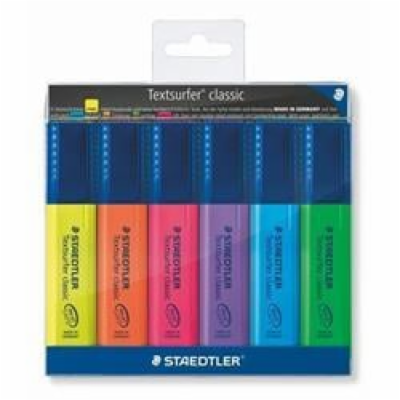 STAEDTLER Zvýrazňovač "Textsurfer classic 364", sada, 6 b...